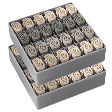 Foldable Underwear Storage Box Bra Socks Pant...