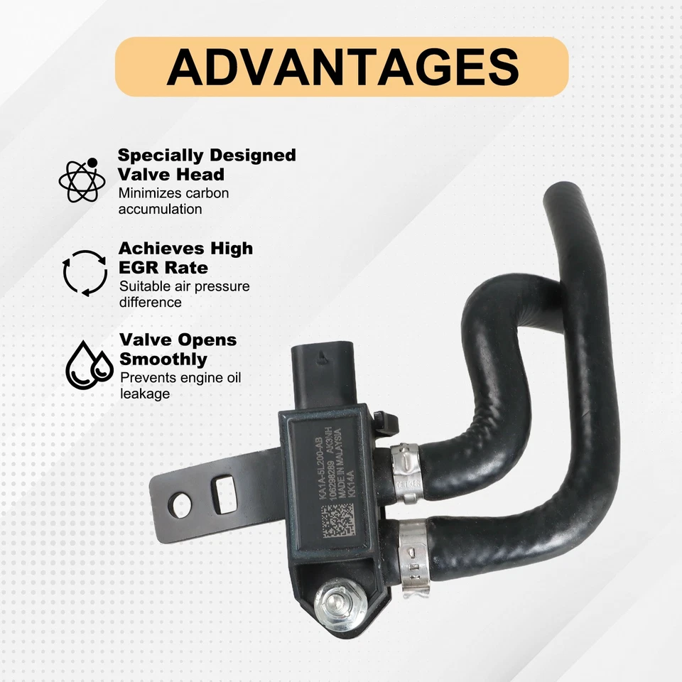 Válvula de recirculação de gases de escape para Ford Ranger Bronco 2019-2023 LB5Z-9J433B - Imagem 3 de 4
