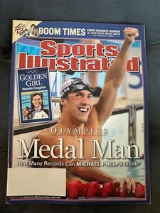 Michael Phelps Sports Illustrated, August 23, 2004