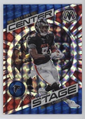 2023 Panini Mosaic Center Stage Blue Mosaic Prizm 54/99 Kyle Pitts #CS-KP jg3