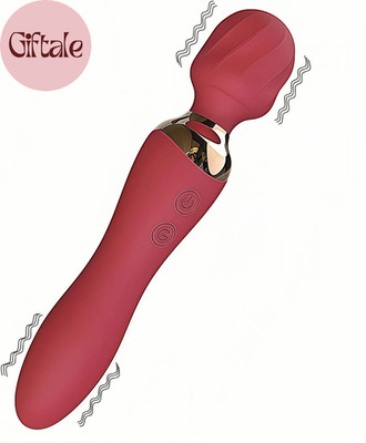 2-In-1 Wand Massager for Women Rechargeable Waterproof Quiet Vibrator with 12 Sp