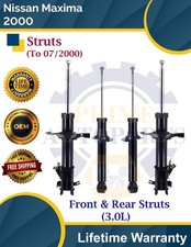 New Oe Front Rear Struts For 2000 Nissan Maxima To 072000 Lifetime Warranty