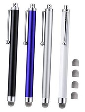 Stylus, 4 Pcs 5.0 Inch Mesh Fiber Tip Stylus Pens for Touch 5.0 inches-4pcs