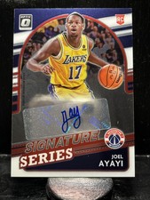 Joel Ayayi #SS-JAY 2021-22 Donruss Optic Signature Series Washington Wizards