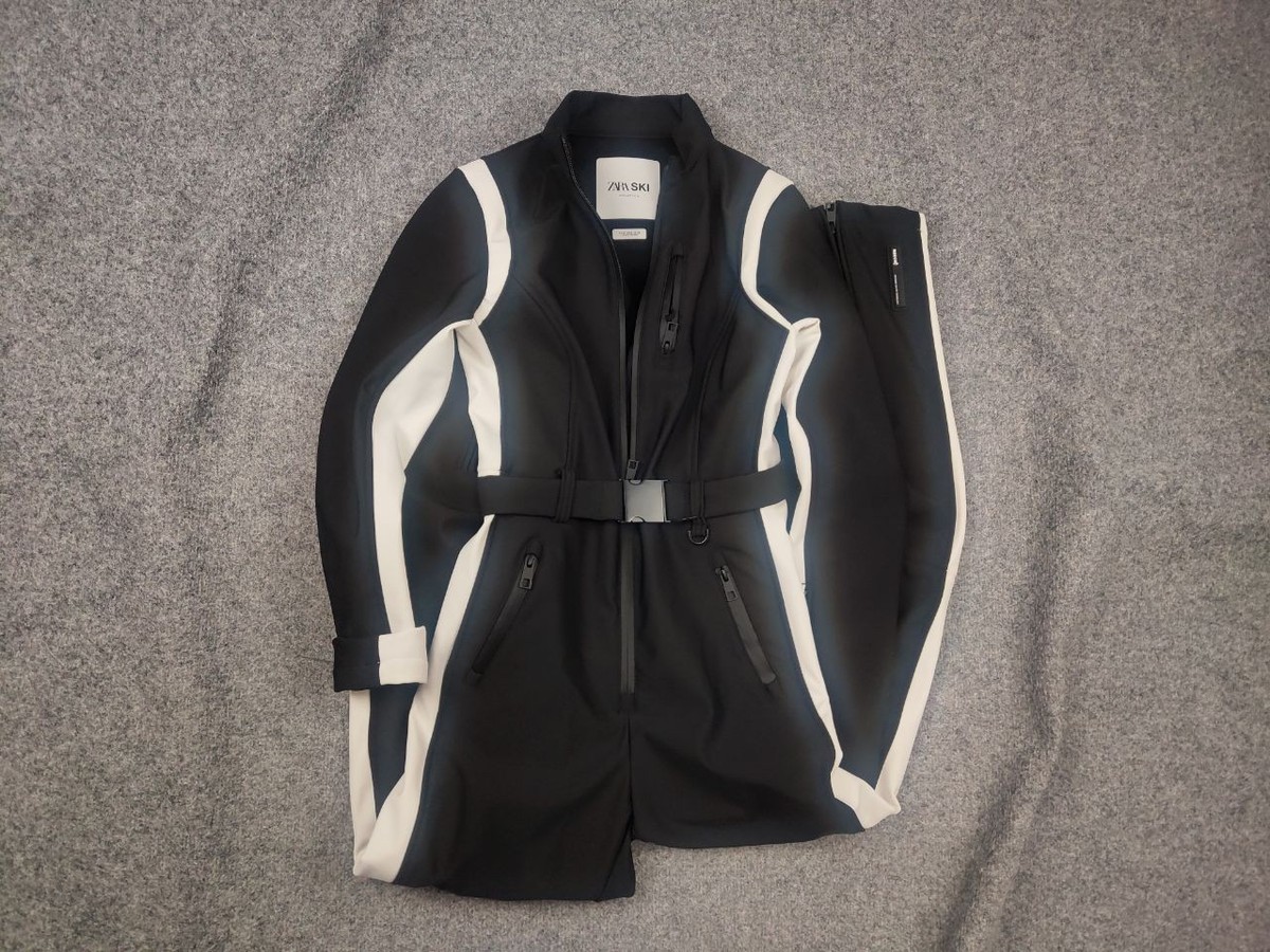 【mii】ZARA ウェア SKI COLLECTION RECCO® Zara Ski collection REcco Jumpsuit Snowsuit Tech Fleece Lined