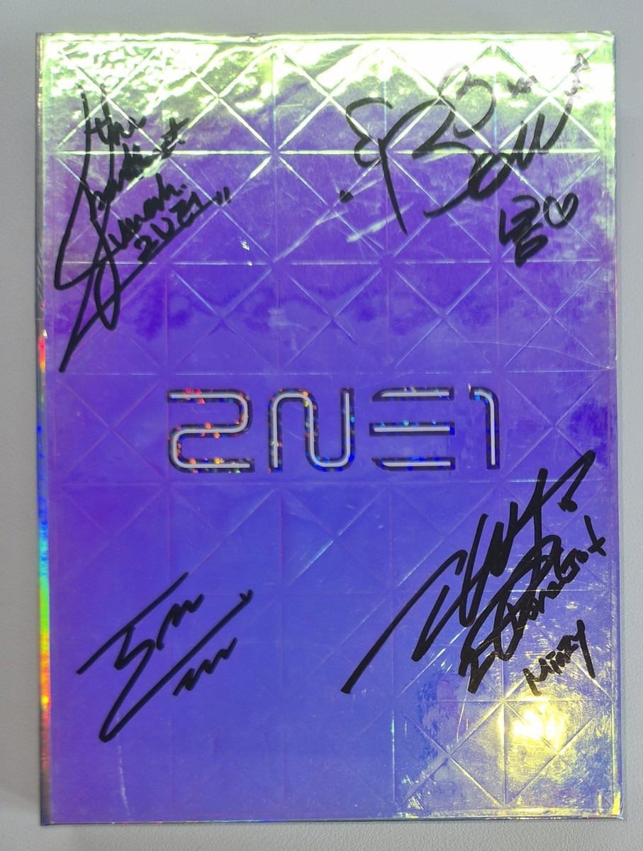 2NE1 To Anyone All Member Autographed Signed Album | eBay