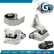 3PCS Right Engine & Trans Mount Set For GMC Acadia 2017 2018 2019 2.5L 4WD AUTO