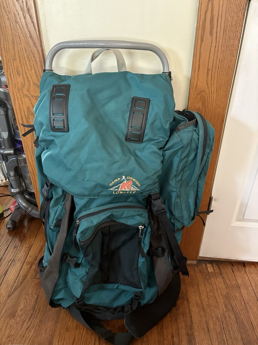 Cadre De Sac à Dos Dana Design K2 Loadmaster Longbed '98 - Taille Large - Épicéa Vert - Occasion Rare Et Fonctionnel
