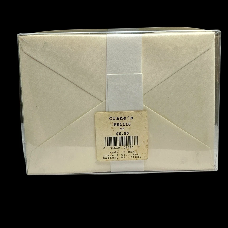 Vintage - Crane & Co. Ecruwhite #1 Corinne Envelopes (PE1116) - Pack Of 25 - NOS - Image 3 of 4
