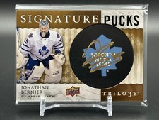 2014-15 Upper Deck Trilogy #SP-JB Jonathan Bernier AU Toronto Maple Leafs