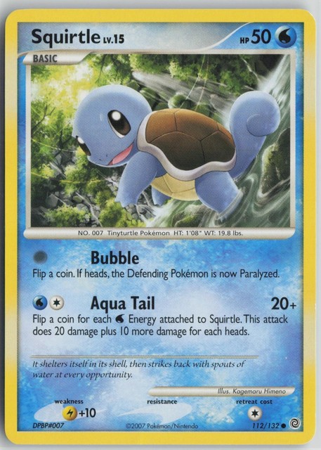 Squirtle #112 (Secret Wonders (2007))