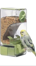 Automatic Bird Feeder, Bird Cage Feeder with Perch Multi-Functional Holder for F