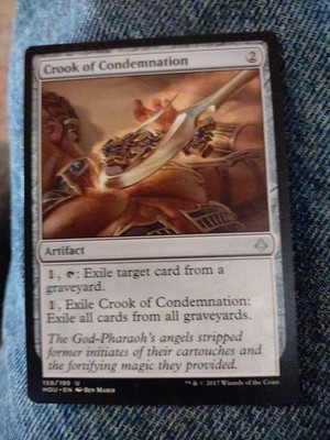  Crook of Condemnation Magic Hour of Devastation 159 MTG CCG NM+