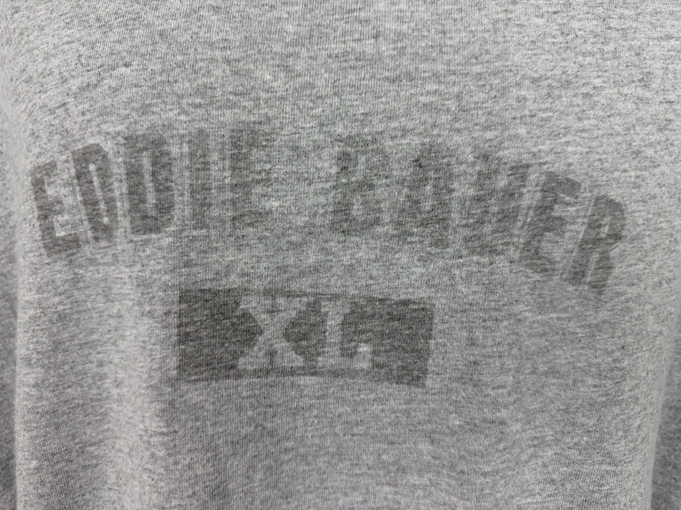 Camisa Eddie Bauer Vintage Años 90 Hombres XL Deporte Retro Gimnasio Preppy Deportes Gris Hecha en EE. UU. Foto 3 de 4