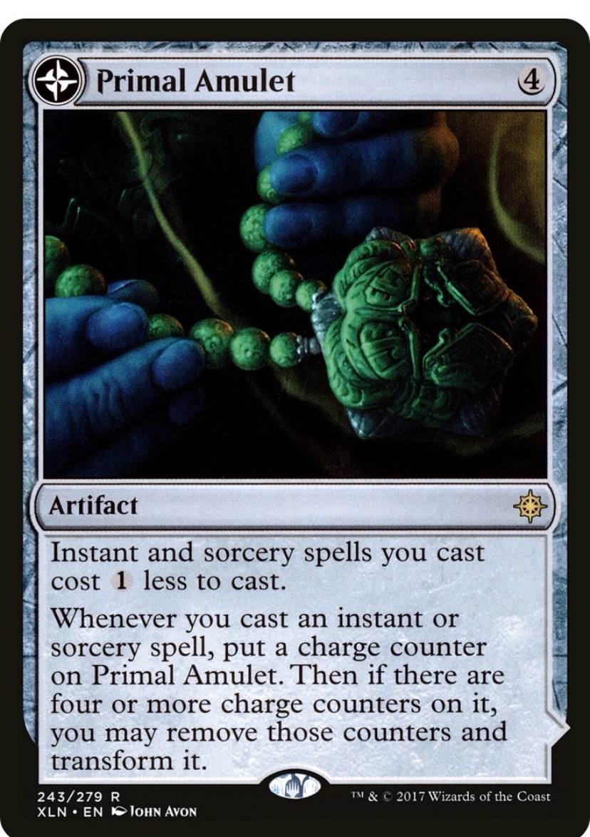 Primal Amulet Ixalan Regular