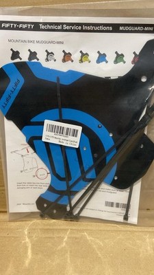 FIFTY-FIFTY Mountainbike Schutzblech, MTB Schutzblech, nur 1 Schutzblech - blau
