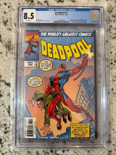 Deadpool # 11 CGC Graded 8.5 Marvel Comic Book 1997  JH22