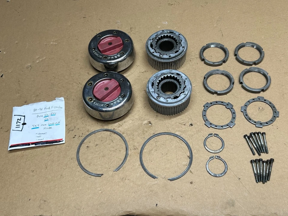 80-96 Ford OEM Bronco F-150 Dana 44 IFS - manual 4x4 bloqueo bloqueo bloqueo par de bujes Foto 3 de 4