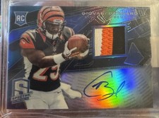 2013 Panini Spectra Giovani Bernard Rookie Patch Autograph Card /49