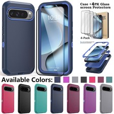 For Google Pixel 10 Pro Case Shockproof Heavy Duty Rugged Cover Screen Protector