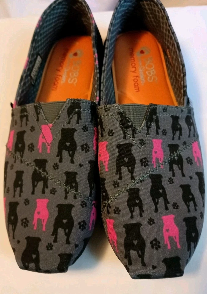 Bobs para perros - Gentle Giant - Talla 7,5 - Rosa y gris Foto 2 de 4