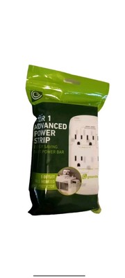 Greenlite 5 Outlet Advanced Power Strip Tier 1 Wall Mount Smart Surge Protector