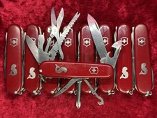 Victorinox Fisherman Swiss Army Knife 12 Tool No Sheath Random Pick Used (431)