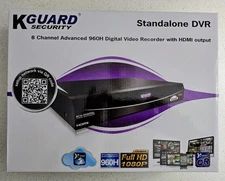 KGuard Security 8 Channel 960H DVR HDMI Live Remote Smartphone Monitor New EL821