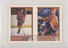 1989-90 O-Pee-Chee Album Stickers Kirk Muller Kevin Lowe #83-224 HOF 8tn