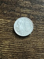 1989 Spain 1 One Peseta Actual Coin TB7571*
