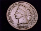 1888 Indian Head Cent, Good to  Very Good  grade