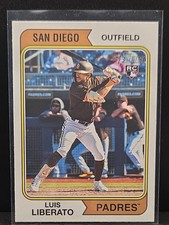 2023 Topps Heritage #168 Luis Liberato San Diego Padres