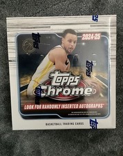 2024-25 Topps CHROME Basketball MEGA BOX (42 Cards) Brand New Factory Sealed QTY