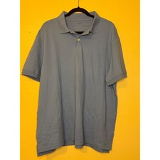 Goodfellow  Co Mens XL Blue The Every Wear Polo Shirt Standard Fit Short Sleeve