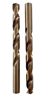 LastCut 2 PCS 1/2 Heavy Duty M35 Cobalt H.S.S. Jobber Drill Bits,135 DEG S/P