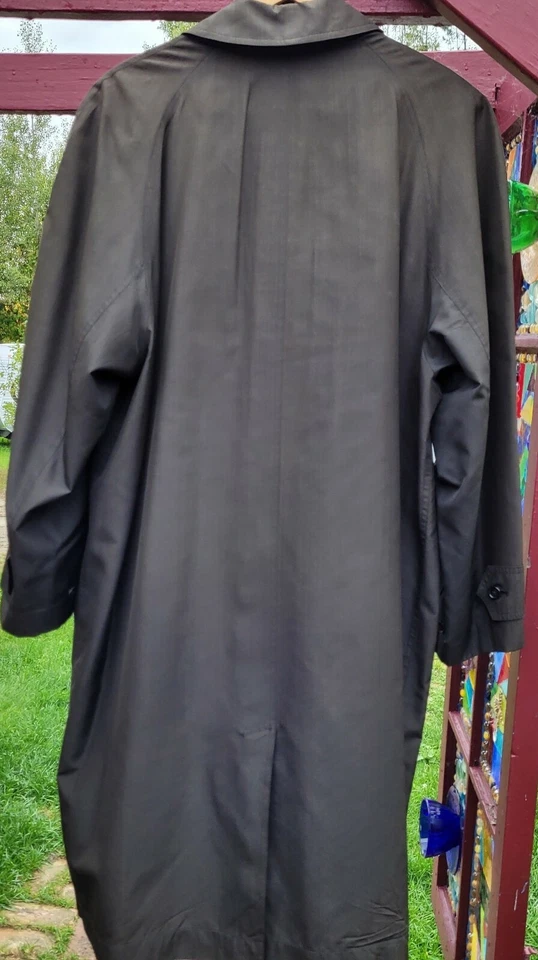 Abrigo de Colección Mujer LG/38 Elegante Seda Marrón Hecho en Japón Lloyds of Grand Rapids Foto 3 de 4