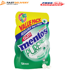 Pure Fresh Sugar-Free Chewing Gum with Xylitol Spearmint 120 Piece Bulk Res