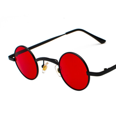 Classic Lennon Round Sunglasses Women Men Circle Hippie Metal Frame Sun Glasses