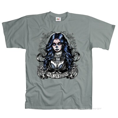 Tattoo T-Shirt Muerte Old School chicano Flash Tätowier mexican style *1042 zk