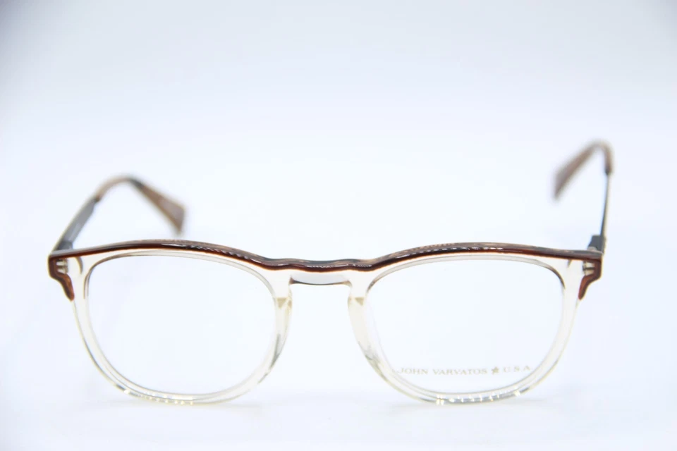 NUEVAS GAFAS JOHN VARVATOS VJVC002 VINTAGE CON MONTURAS AUTÉNTICAS DE CRISTAL 49-21 Foto 2 de 4