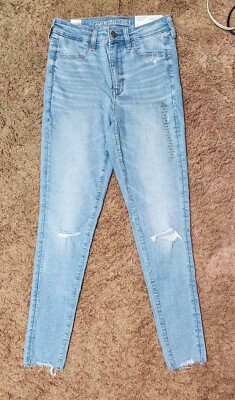 American Eagle Size 4R Super High Rise Next Level Stretch Jeggings-Brand New
