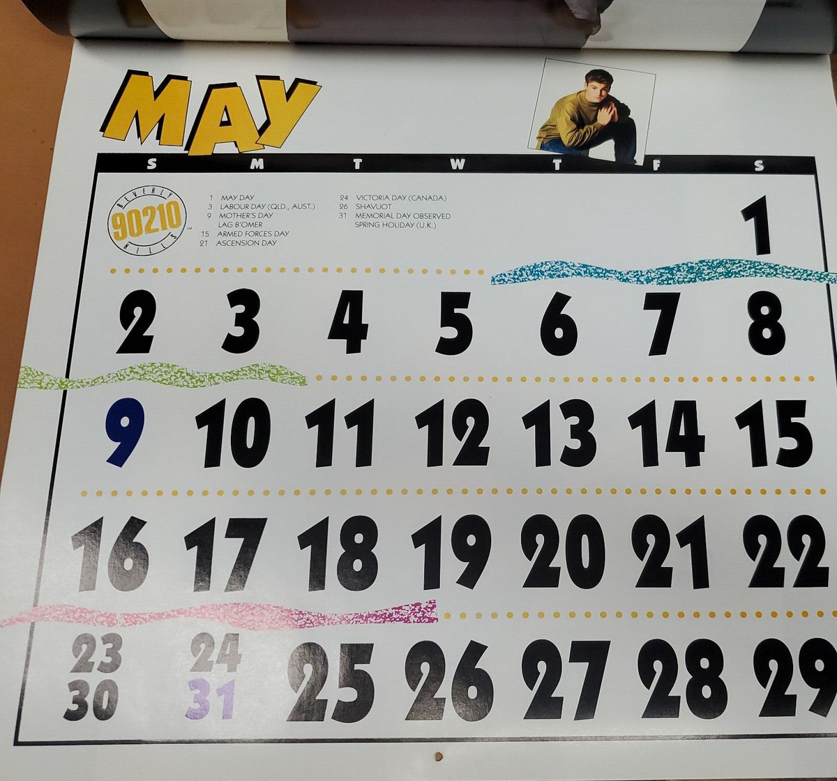 Beverly Hills 90210 (1993) 16 Month Calendar 1990s TV Show Luke Perry J  Garth | eBay