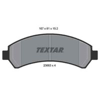 Textar Bremsbelagsatz, Scheibenbremse 2366301