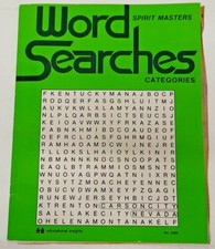 Word Searches Categories Educational Insights No. 2269 Spirit Masters Geography
