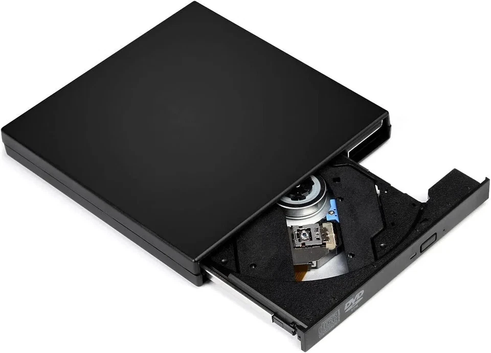 MASTERIZZATORE CD ESTERNO LETTORE CD/RW/DVD USB PER PC COMPUTER NOTEBOOK - Immagine 3 di 4