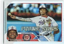 CJ Abrams Baseball Cards - RC's, Base Cards, Inserts - You Pick!