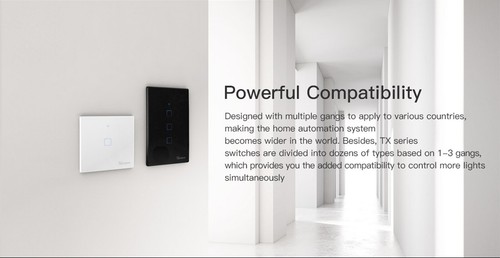 Sonoff Smart Switch Home WiFi Touch Wall Panel For Amazon Alexa Google 1/2/3Gang - Picture 9 of 36