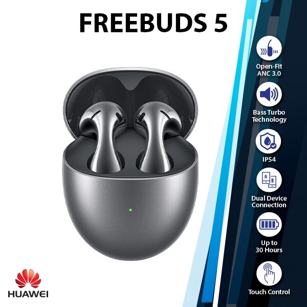 NEW Huawei FreeBuds 5 Noise Cancellation Dual Connect NEW Huawei FreeBuds 5 Noise Cancellation Dual Connect