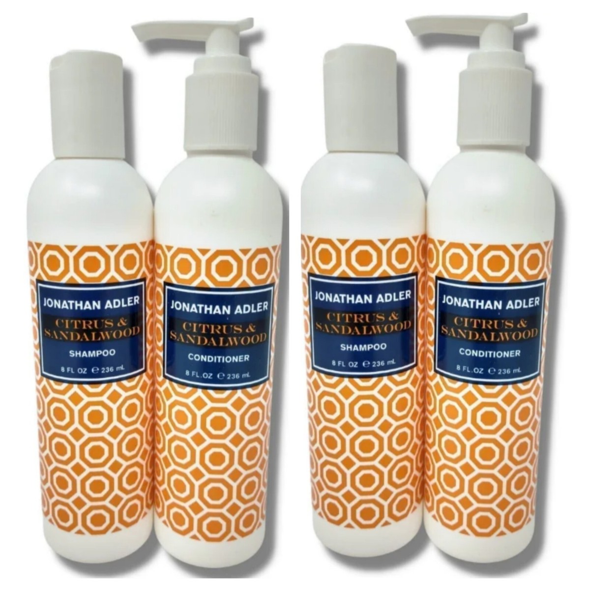 2 Jonathon Adler Citrus and Sandalwood Hair Shampoo and