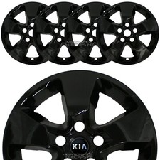 for Kia Soul 2017-19 Black 16" Wheel Covers Rim Skins Hub Caps fits Alloy Wheels